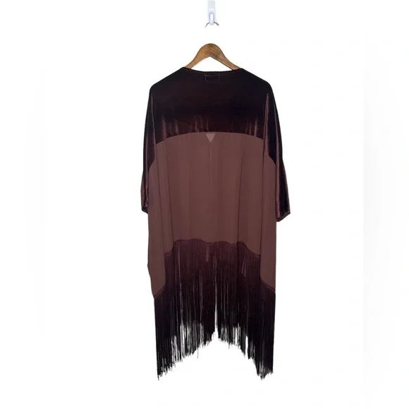 Free People Velvet Dreams Fringe Kimono - Picture 9 of 13